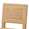 Bali & Pari Anfield Modern Bohemian Natural Seagrass and Mahogany Wood Counter Stool 243-13486-ZORO - alternate 5